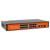 300W 10/100/1000 MBPS 16+3+SFP 16 PORT POE ETHERNET GIGABIT SWITCH (4434)