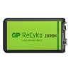 GP RECYKO 9 VOLT 200 MAH NI-MH ŞARJLI PİL GP20R8H-2E1-(GPRHV208R075) (4434)