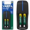 VARTA 57646 MİNİ CHARGER PİL ŞARJ CİHAZI + 2 ADET 800MAH AAA ŞARJ EDİLEBİLİR PİL (4434)