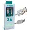 METAL YAYLI IPHONE LIGHTNING USB DATA VE ŞARJ KABLOSU 1 METRE (4434)