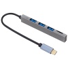 TYPE-C HUB 3x USB 3.0 SD/TF HAFIZA KART OKUYUCU DOCK STATION (MACBOOK - PC - PLAYSTATİON - XBOX) (4434)