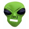 Ghoulish Productions Green Alien Mask 45x30 cm ( UZAYLI ) (4434)