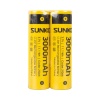 SUNKKO 3.7 VOLT 3000 MAH 18650 ŞARJ EDİLEBİLİR PİL (2Lİ PAKET) (4434)