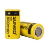 SUNKKO 3.7 VOLT 1000 MAH 18350 ŞARJ EDİLEBİLİR PİL (2Lİ PAKET) (4434)