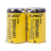 SUNKKO 3.7 VOLT 300 MAH 14250 ŞARJ EDİLEBİLİR PİL (2Lİ PAKET) (4434)