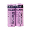 SUNKKO IFR 3.2 VOLT 1000 MAH 18500 ŞARJ EDİLEBİLİR PİL (2Lİ PAKET) (4434)