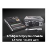 DDS DPX-PRO12 4X1250 WATT 12 KANAL POWER MIXER (4434)