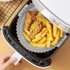 Renkli Isıya Dayanıklı Yıkanılabilir Silikon Fırın Ve Airfryer Yuvarlak Pişirme Matı 20 Cm (4434)