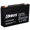 AKÜ 6 VOLT 7 AMPER ORBUS (150 X 30 X 94 MM) (4434)