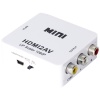 HDMI TO RCA ÇEVİRİCİ CONVERTER MİNİ MODEL PLASTİK KASA 1920X1080 (4434)