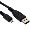 ANDROID*SAMSUNG SERİSİ MICRO USB 50 CM ŞARJ VE DATA KABLOSU SİYAH (4434)