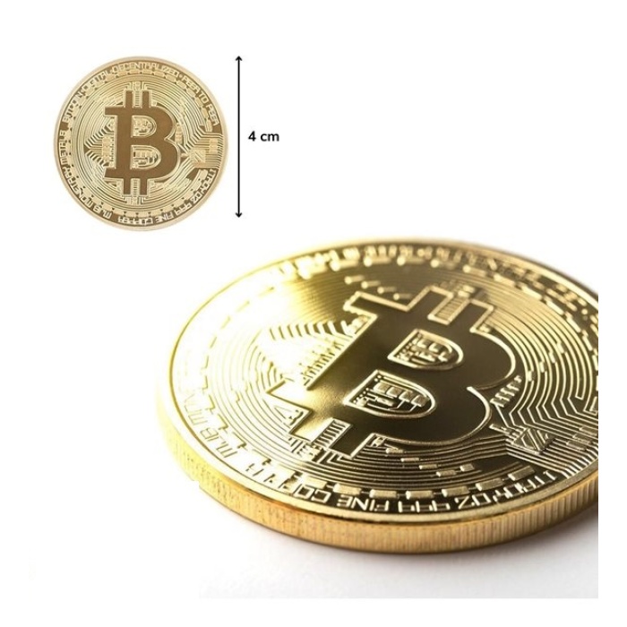 Bitcoin Madeni Hatıra Parası Hediyelik Para (4434)