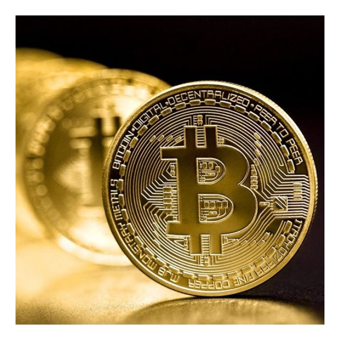 Bitcoin Madeni Hatıra Parası Hediyelik Para (4434)