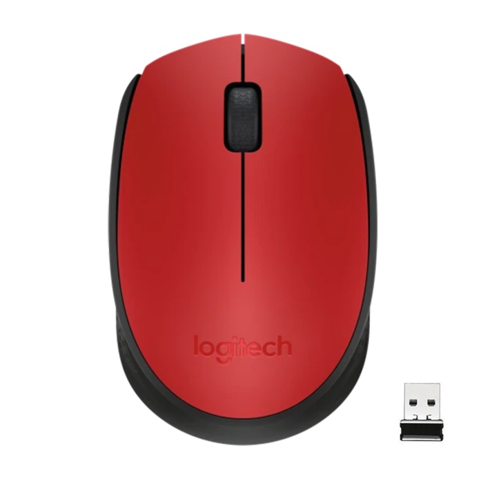 LOGITECH M171 USB KIRMIZI KABLOSUZ MOUSE (4434)