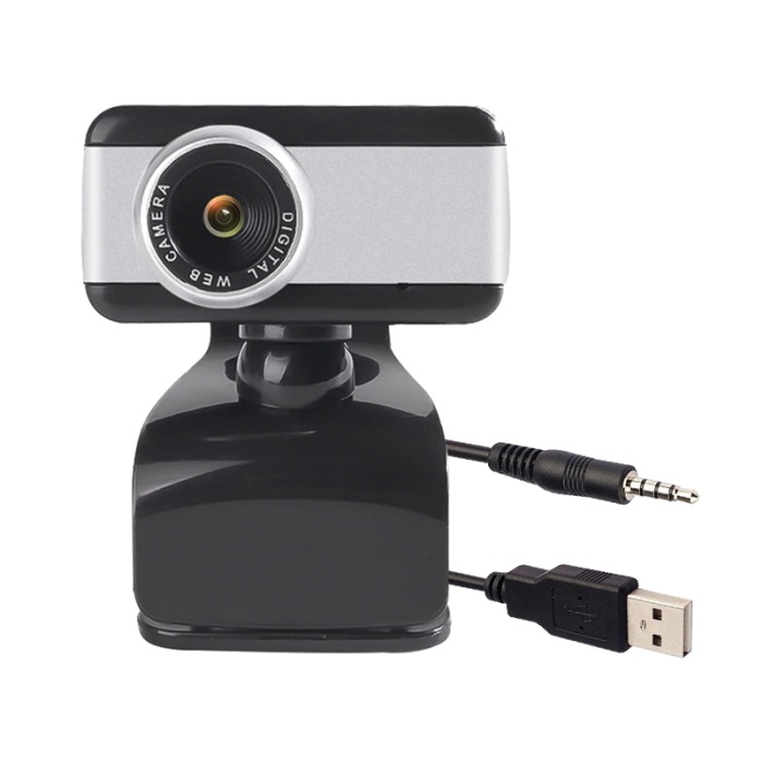 TAK ÇALIŞTIR 2 MP MİKROFONLU 480P USB WEBCAM PC KAMERA (4434)