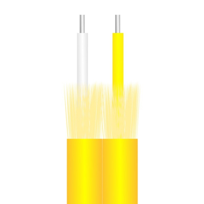 FİBER KABLO SARI 2 HAT LSZH 1000 MT RULO (TWO LINE FIBER) (4434)