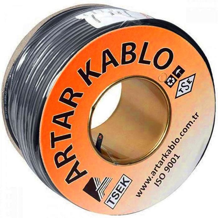 RG58 C/U 50 OHM KOAKSİYEL BAKIR KABLO ARTAR 100 METRE (4434)