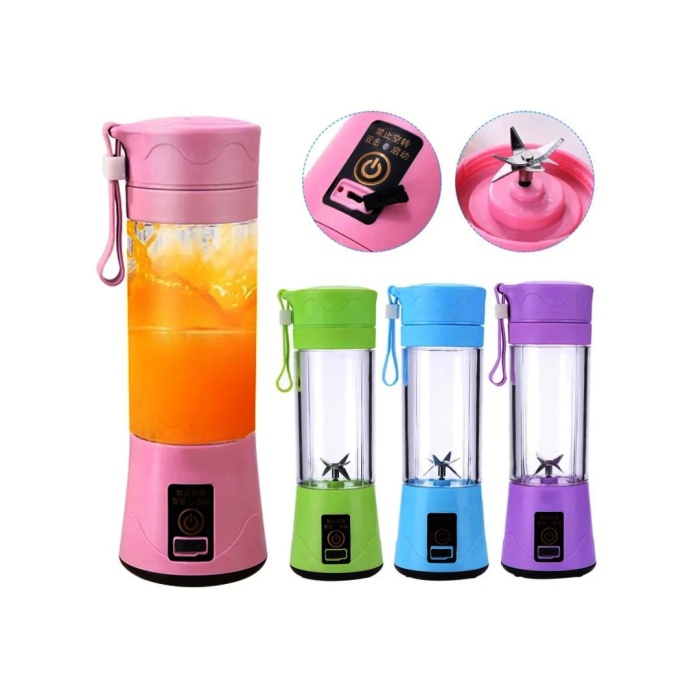 MATARA MODELİ TAŞINABİLİR USB ŞARJLI BLENDER 380ML. (4434)