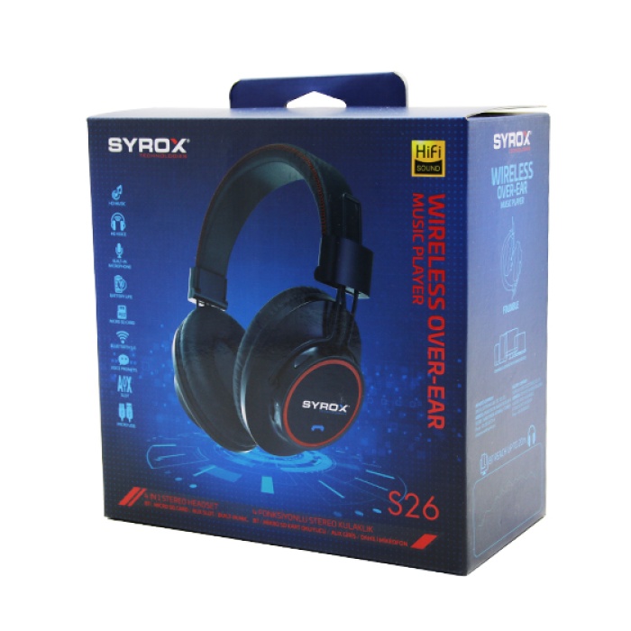 WIRELESS OVER-EAR 4İN1 BT - MICRO SD - AUX SLOD - KABLOSUZ KULAKLIK (4434)