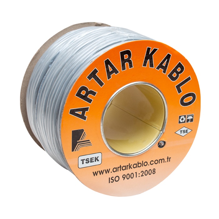 ARTAR 2X1.5 MM LIHCH BLENDAJLI BAKIR HOPARLÖR KABLOSU (100 METRE) (4434)