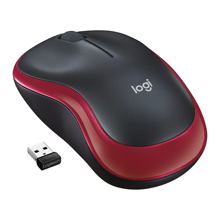 LOGITECH M185 KIRMIZI KABLOSUZ MOUSE (4434)