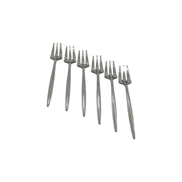 6PCS METAL TATLI ÇATAL (4434)