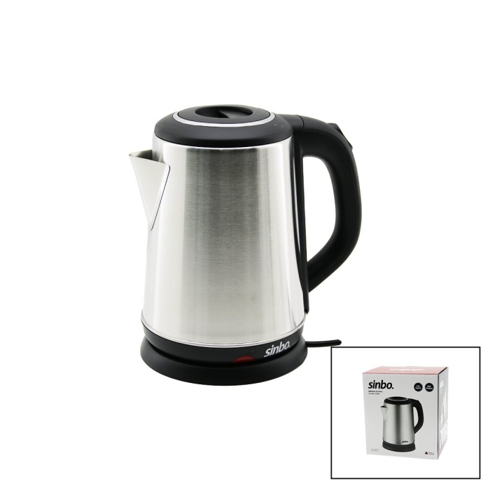 ÇELİK KETTLE 1.8LT GİZLİ REZİSTANS - KABLOSUZ SK-8027 (4434)