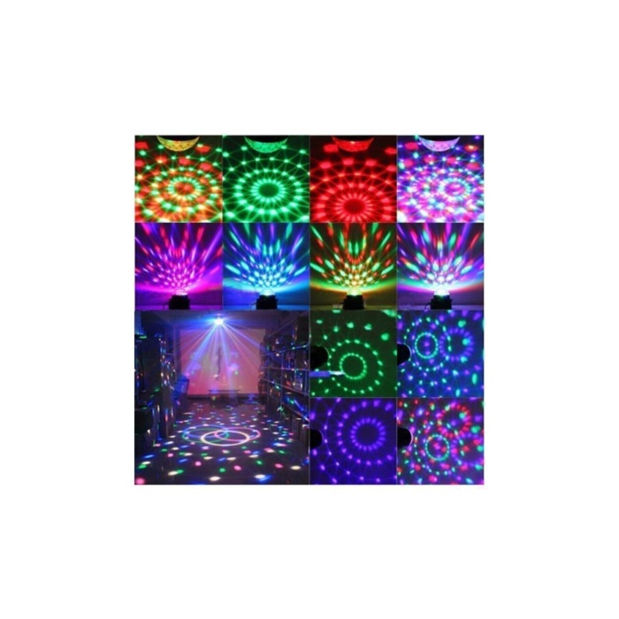 Kumandalı Kristal Led RGB Disko Topu