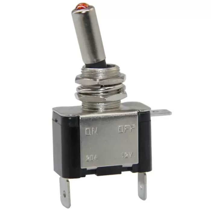 12 VOLT DC 20 AMPER TOGGLE SWİTCH ON-OFF IŞIKLI (IC-151A) (4434)