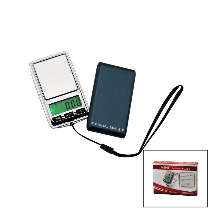 MINI DIGITAL SCALE MİNİ = 4.5X7.5CM HASSAS TARTI - TERAZİ 200GR / 0.01GR PİLLİ=1 X CR2032 (4434)