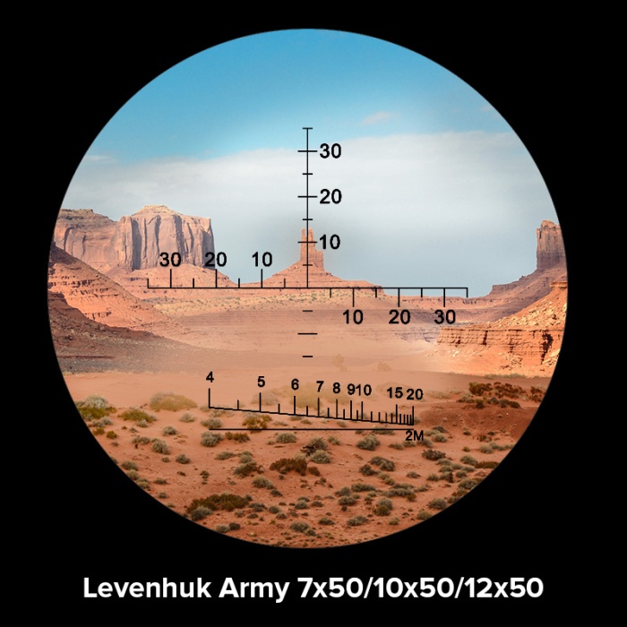 Levenhuk Army 7x50 Artıkıllı Binoküler Dürbün (4434)