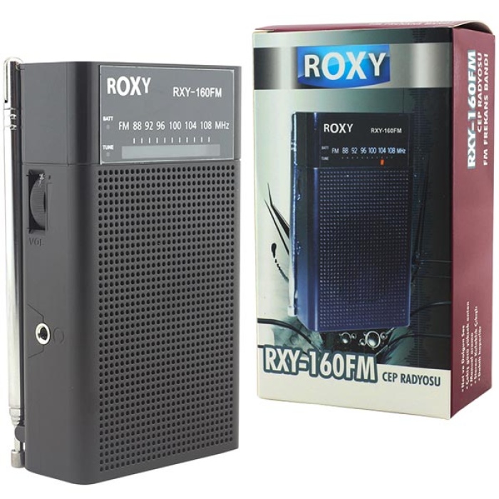 ROXY RXY-160FM CEP TİPİ MİNİ ANALOG RADYO (4434)