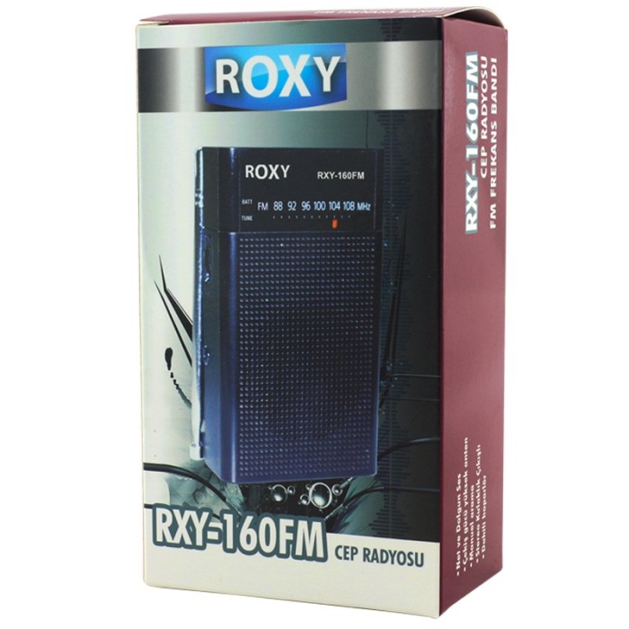 ROXY RXY-160FM CEP TİPİ MİNİ ANALOG RADYO (4434)