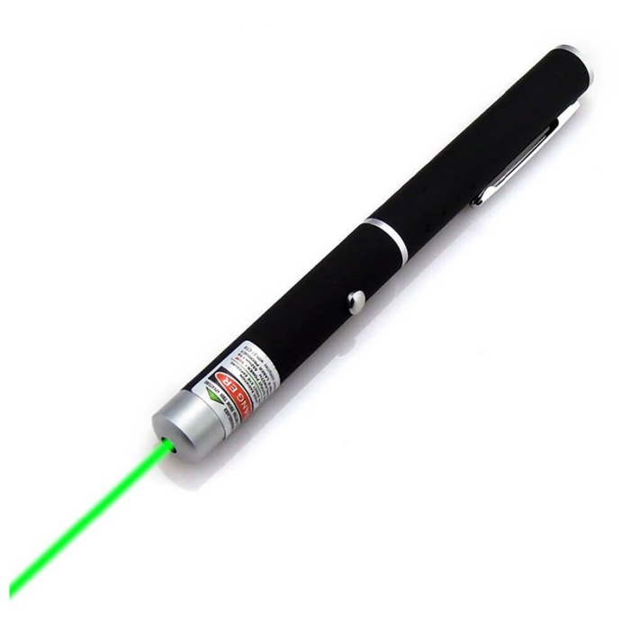 2XAAA PİLLİ TEK BAŞLIK YEŞİL LASER POINTER (4434)