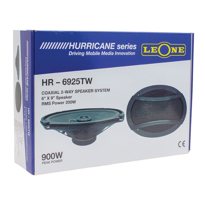 LEONE HR-6925TW 900 WATT 6 X 9 OVAL OTO HOPARLÖR KAPAKLI ÇİFTLİ TAKIM FİYAT (4434)