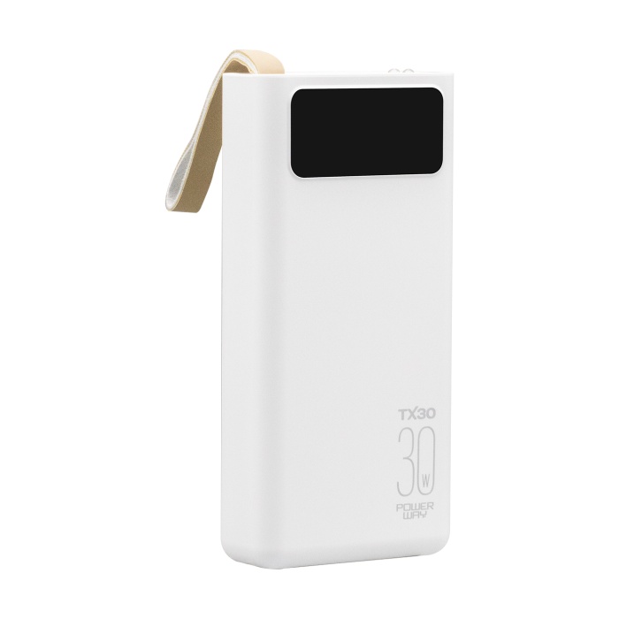 POWERWAY TX30 30000 MAH DİJİTAL GÖSTERGELİ POWERBANK (4434)