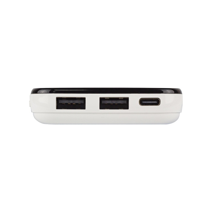 S-LINK IP-G2710 10000MAH POWERBANK 2 USB PORT BEYAZ LCD GÖSTERGELİ POWERBANK (4434)