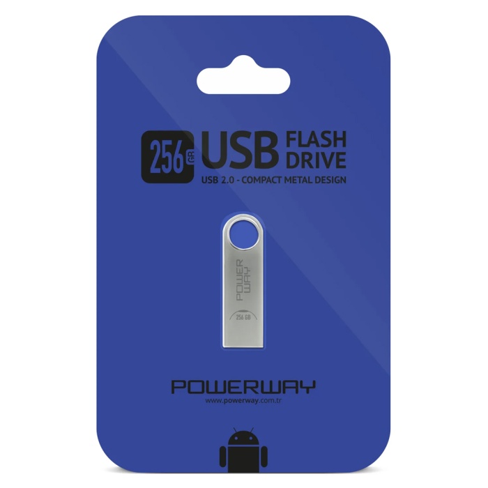 256 GB METAL USB 2.0 FLASH BELLEK (4434)