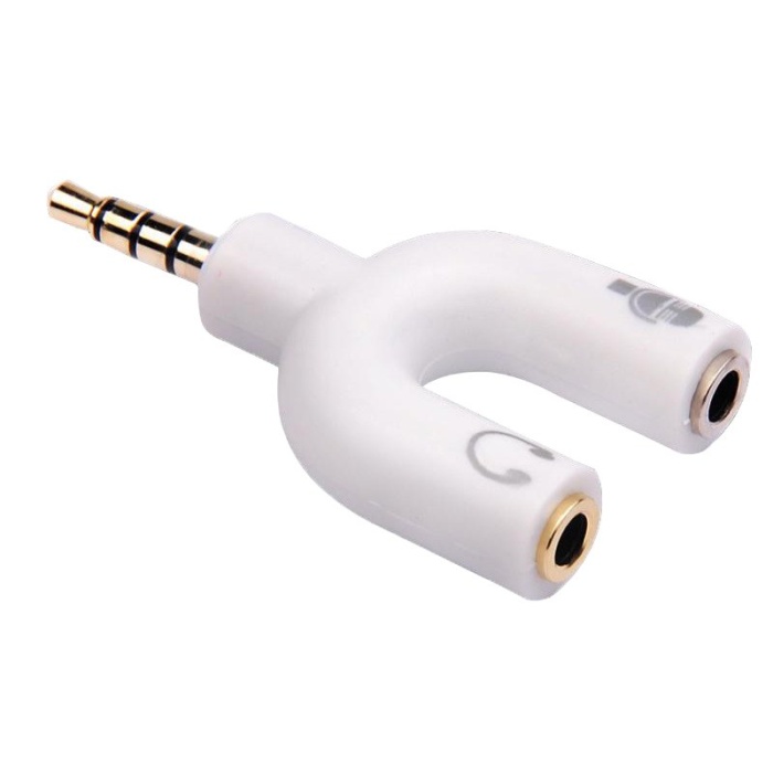 3.5 MM STEREO ERKEK KULAKLIK + HOPARLÖR DİŞİ ÇOKLAYICI JACK (4434)