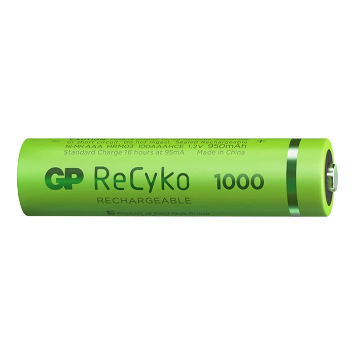 GP RECYKO 950 MAH R03 AAA ŞARJLI 2Lİ PİL GP100AAAHCE-2EB2 (GPRHC103E000) (4434)