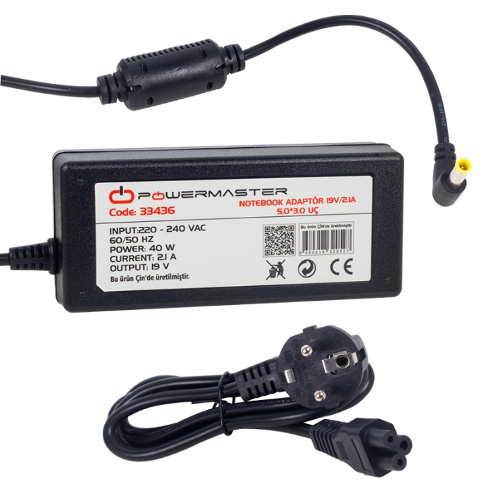 NOTEBOOK ADAPTÖR SAMSUNG 19V/2.1A 5.0*3.0 UÇ (4434)