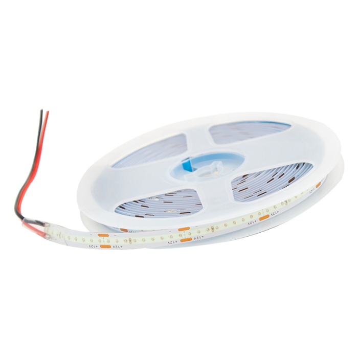 BUZ MAVİ 5 METRE 12V  COB ŞERİT LED STRIP 200 LED 3000K FOSFORLU (4434)