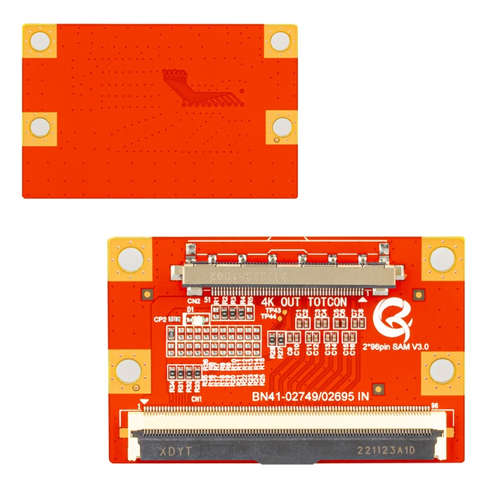 96 PIN- 51 PIN SAMSUNG Q T-CON FLEXI ÇEVİRİCİ BOARD (4434)