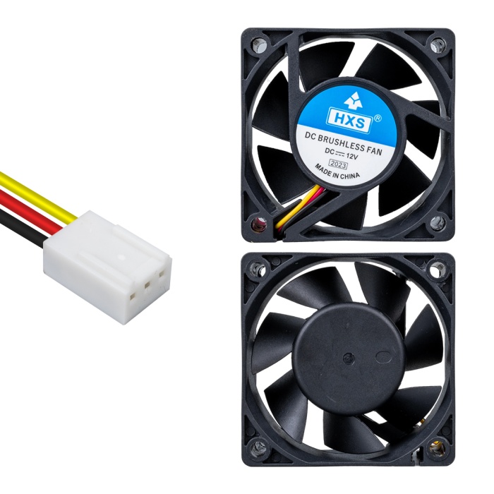 IC-216 FIRÇASIZ DC FAN 60X60X25MM 12 VOLT 3 PİN (4434)