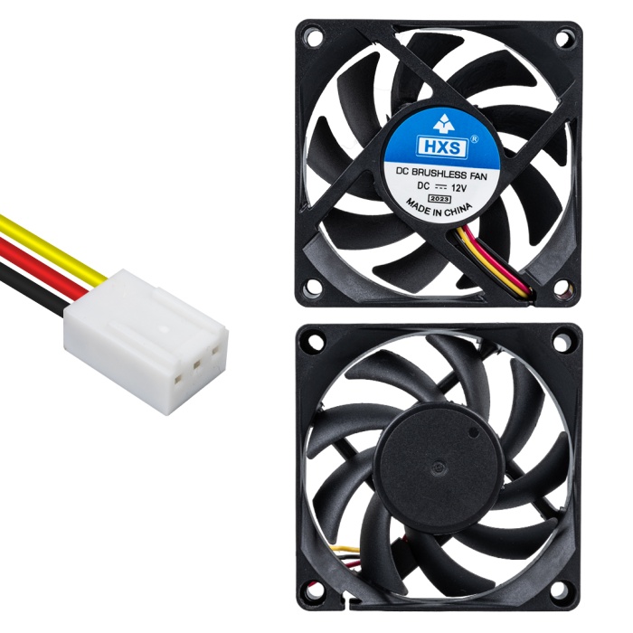 IC-216 70X70X15MM 12 VOLT 3 PİN FIRÇASIZ DC KASA FAN (4434)