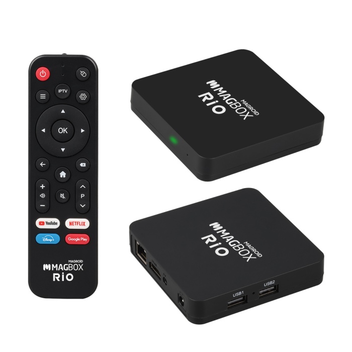 MAGBOX MAGROID RIO 2 GB RAM 32 GB HDD 4K ULTRA HD ANDROID BOX (ANDROID 10) (4434)