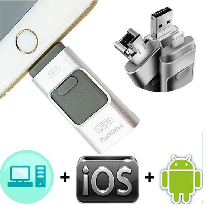 USB STORER 8 GB IPHONE OTG FLASH BELLEK * IOS/ANDROID/WINDOWS MOBILE (4434)