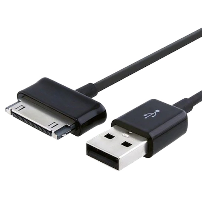 SAMSUNG TABLET DATA KABLOSU USB TO SAMSUNG 1 METRE SİYAH KABLO (4434)