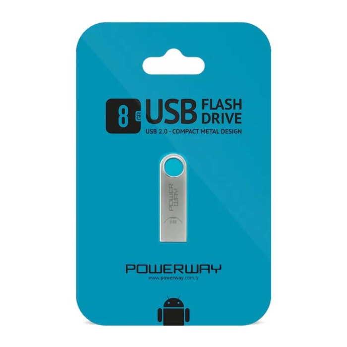 8 GB METAL USB 2.0 FLASH BELLEK (4434)