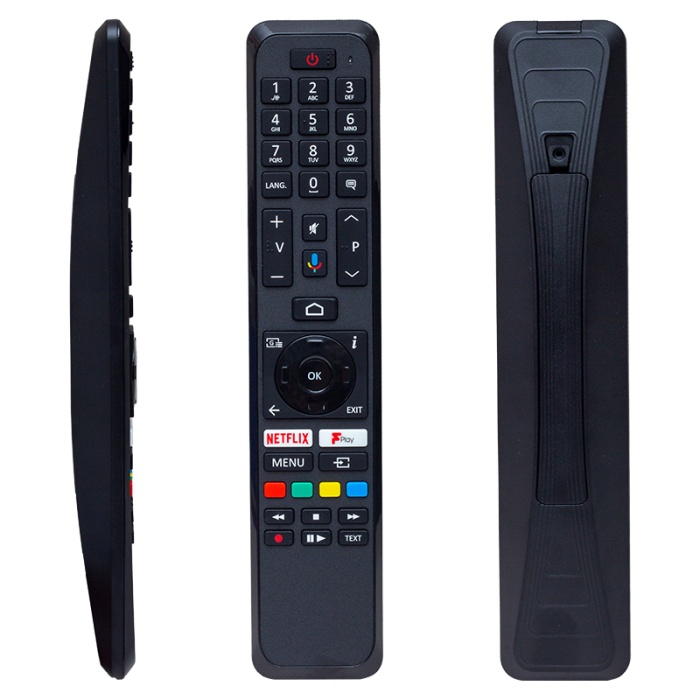 VESTEL RC 43161 NETFLIX-PLAY-MİKROFON TUŞLU SES KOMUTLU LCD-LED TV KUMANDA (HRM1857) (4434)